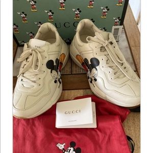 Gucci Mickey shoes new in box